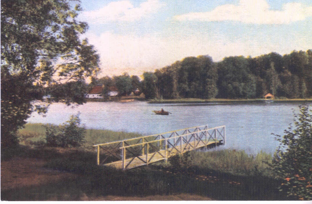 Postcade set. Võrumaa manors. Erastwere Manor in Wõru county.