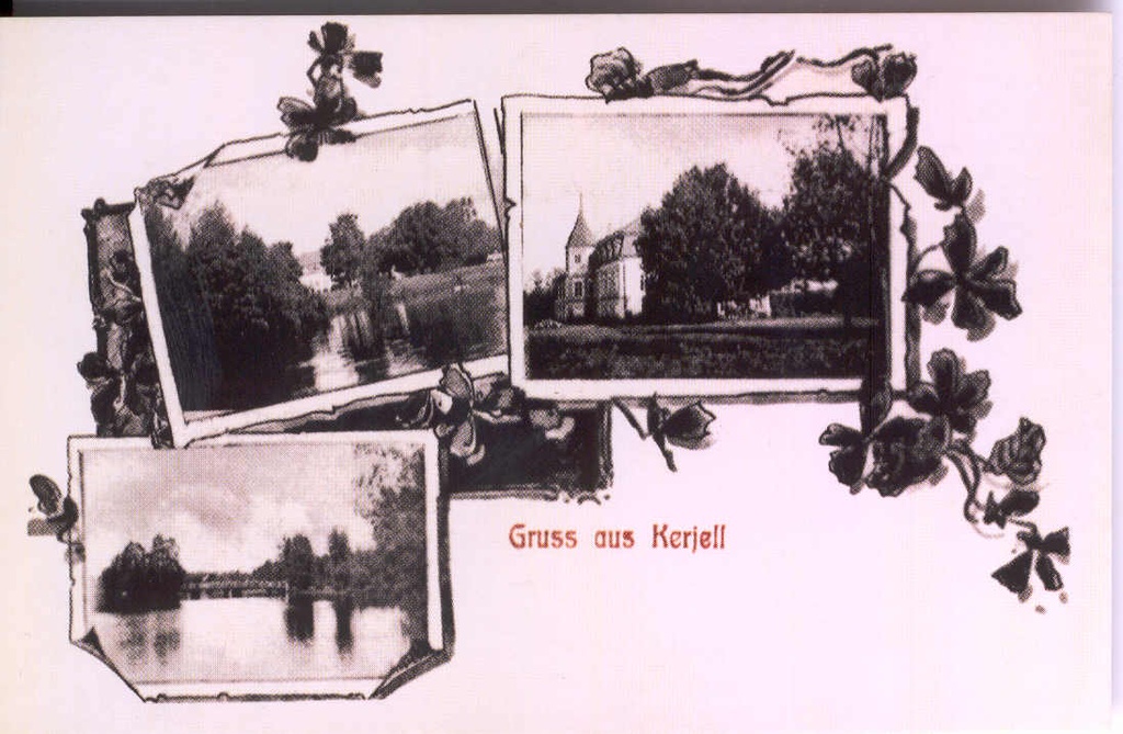 Postcade set. Võrumaa manor. Kärgula manor.