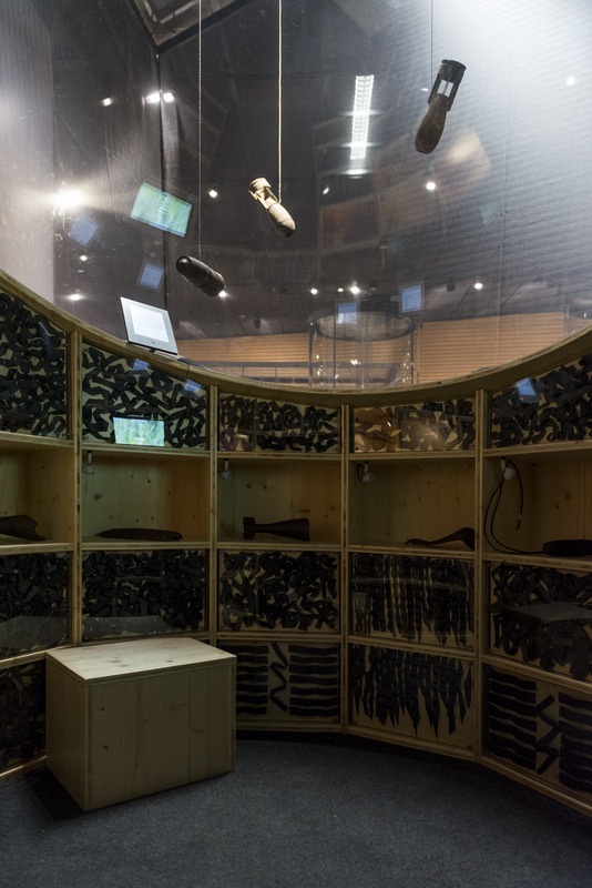 Teemasaare "Sõda ja keskkond" sisevaade näitusel "Inimene ja looduskeskkond"