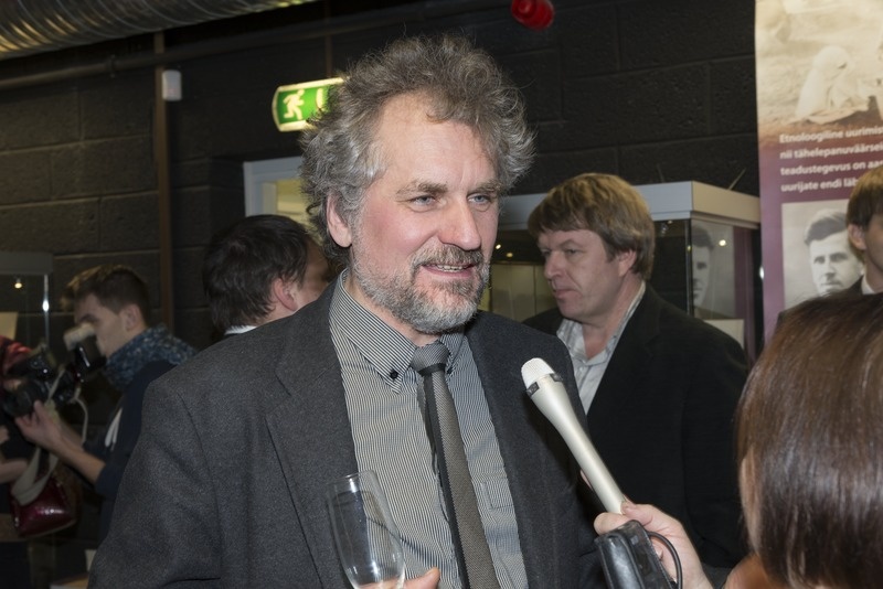 ERMi uue hoone ehituslepingu allkirjastamine, Peeter Mauer ERMi ehitusdirektor Riigikinnisvara ASist annab intervjuud