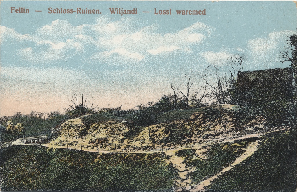 Fellin : Schloss-Ruinen = Wiljandi castle warmed