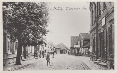 Viljandi view at the crossing point of Tartu and Lossi Street.  duplicate photo