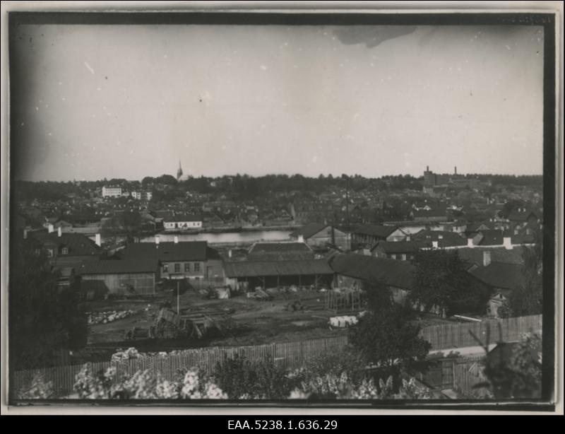 Vaade Tartu linnale, koopia fotost