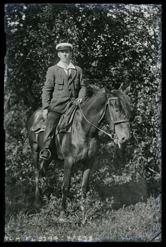 Portree: Johannes Noormäe hobusega