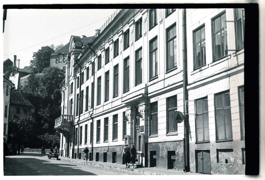 View on the wide street