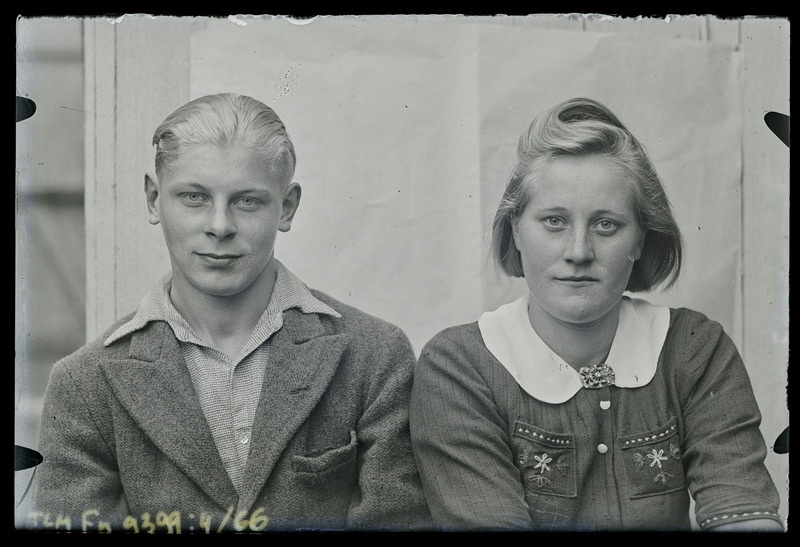 Kaks portreed: tundmatu mees ja tundmatu naine