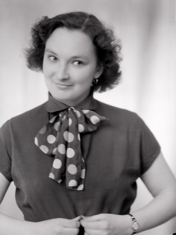 foto, Leemet Nurmik, Lia Laats, portree, 1956