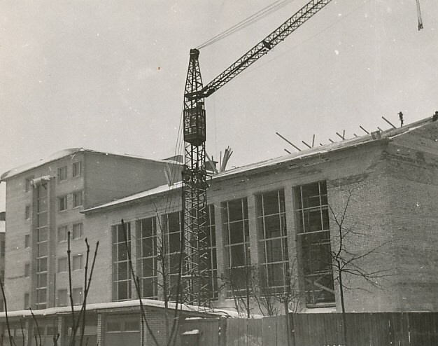 Photo Tartu 16 professional school sports complex construction in 1968