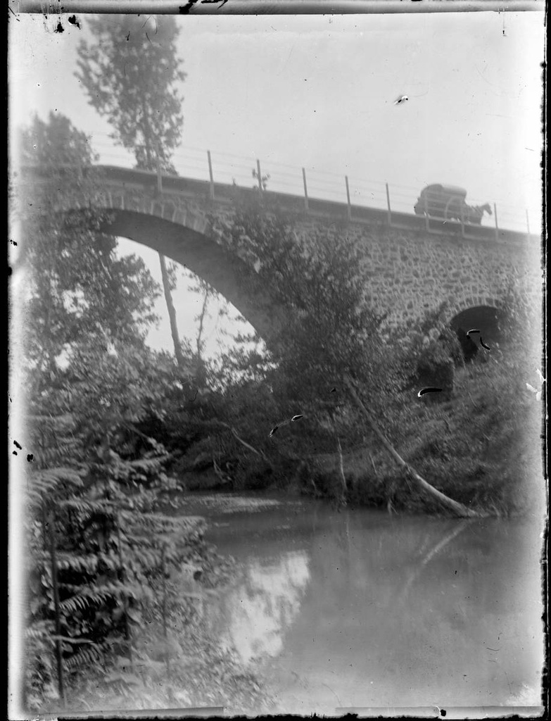 [Bridge] - Bridge over a river.