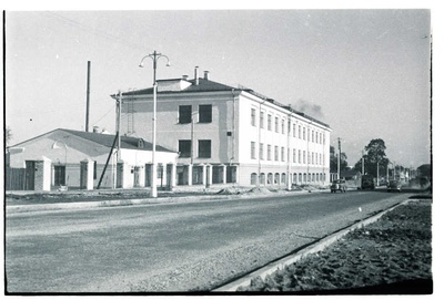 Cutting the road between Järva and Tondi  similar photo