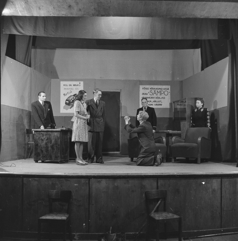 Patuoinas, Teater Estonia, 1948, pildil: stseen etendusest