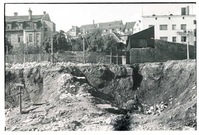 Construction of a swimming pool  similar photo