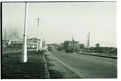 Cutting the road between Järva and Tondi  similar photo