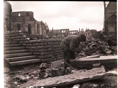 Restoration of Harju Street  similar photo