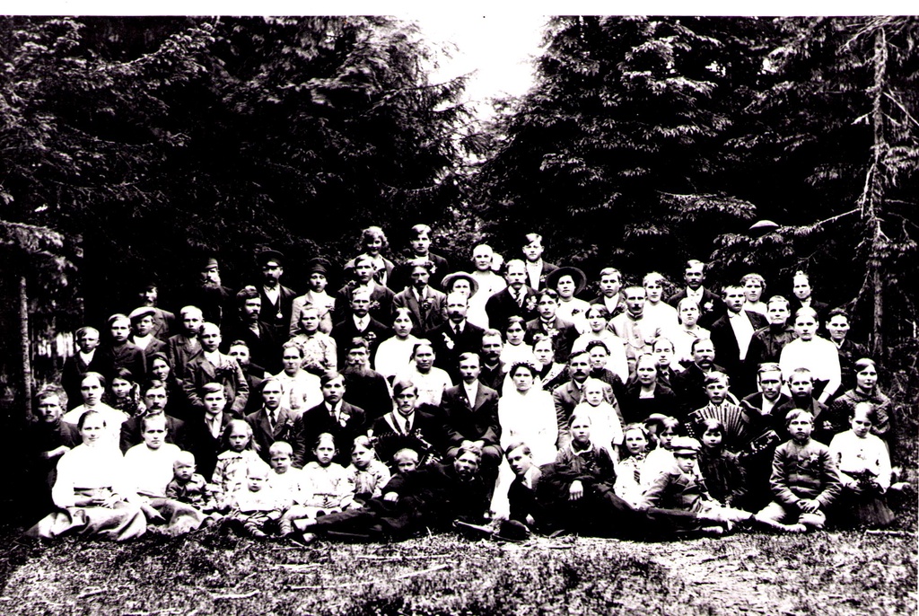 Anderson Ernsti ja Karp (Kriina) Lonni pulmapilt