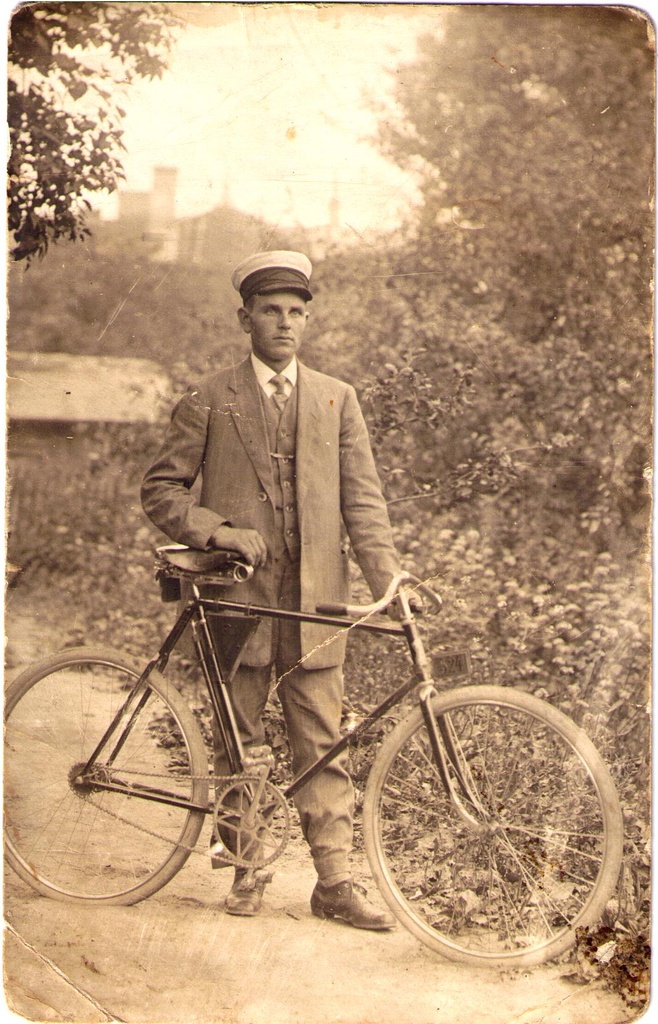 fotopostkaart. August Silberfeldt