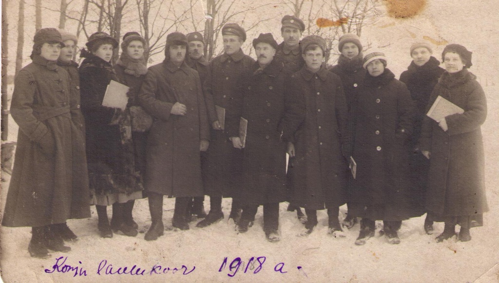 Konju laulukoor 1918.a.