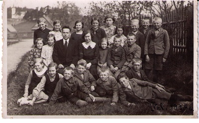 Foto. Iisaku kooli 4 kl õpilased 1937.a.  duplicate photo