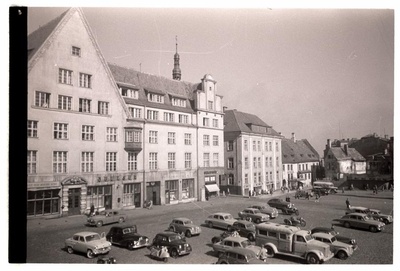 Tallinn, houses at Raekoja square from 1923 to 1925.  similar photo