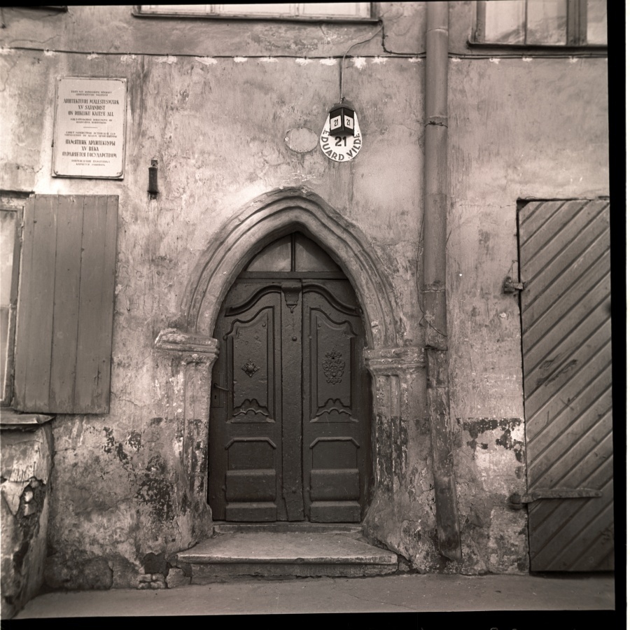 Tallinn, Building Portal Eduard Vilde Street from the 21st, 15th century.