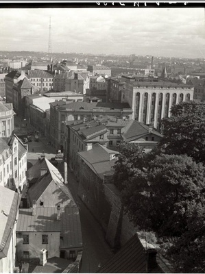Tallinn, view from Toompea to Rataskaev Street.  duplicate photo