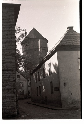 Tallinn, Rataskaev Street, Kiek-in-de-Kök tower.  duplicate photo