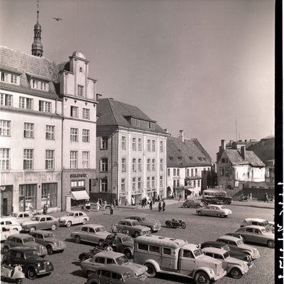 Tallinn, residential buildings on the Raekoja square, built in 1923 - 1925.  similar photo