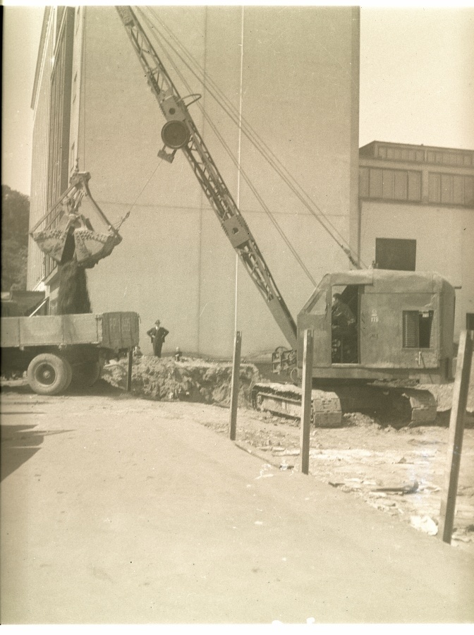 Construction of the building of Tallinn, Art Foundation.