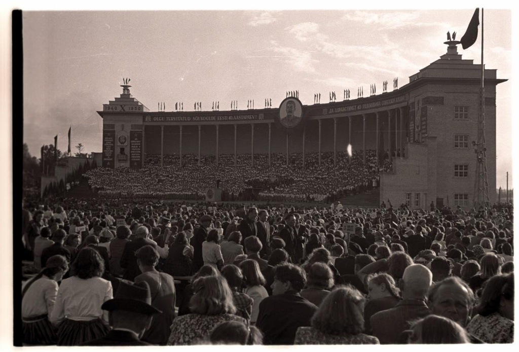 1950's singing festival, view of the singing spot.