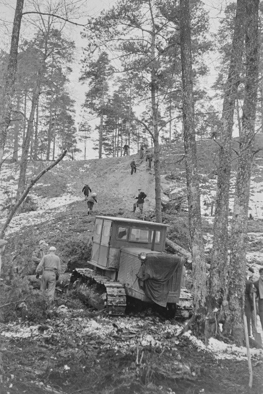 Slaalomi nõlvaku ehitamine Mustamäel