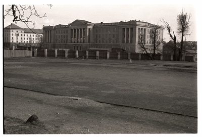 Tallinn, the new building of Mäetehnikums on the Pärnu Road.  duplicate photo