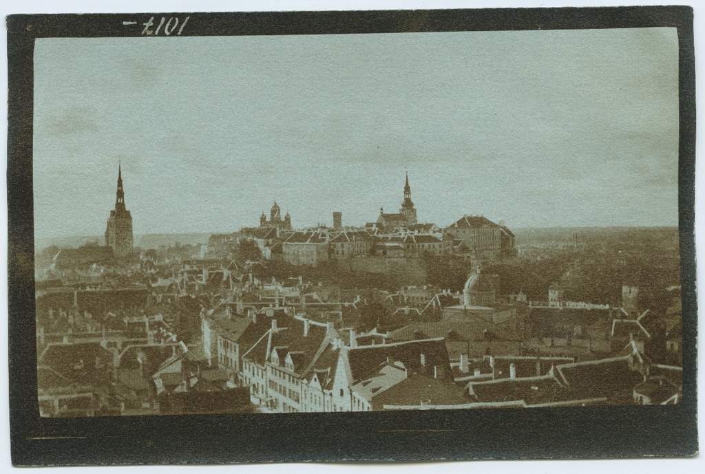 Tallinn, view of the Old Town and Toompea.