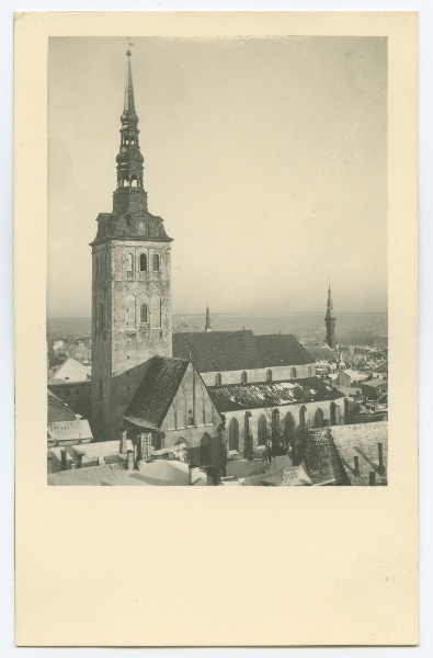 Tallinn, Niguliste Church, view from the west.