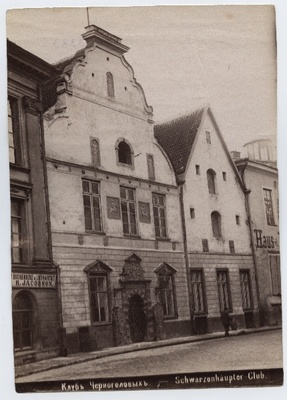 Tallinn, Pikk Street 26, former Mustpeade Brotherhood building.  duplicate photo