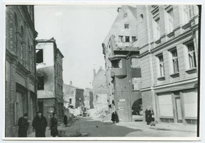 Tallinn, broken Harju Street.  similar photo