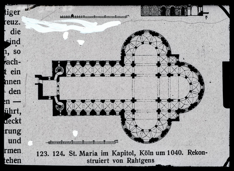 Köln. St. Maria kirik. Põhiplaan