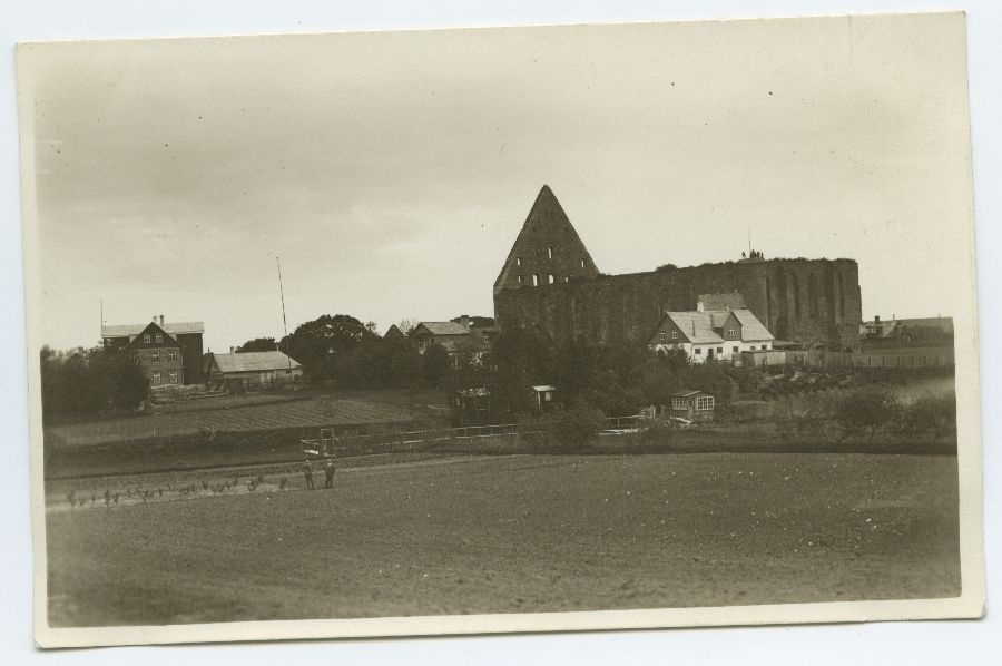 The ruins of the Pirita monastery from the southeast of Tallinn.