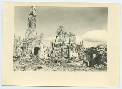 Tallinn, Sakala Street ruined.  duplicate photo