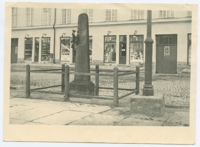 Memory Step in New Market 16.10.1905 for memories.  duplicate photo