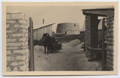 Tallinn, the old windmill at the end of Lasnamäe Tartu highway.  duplicate photo