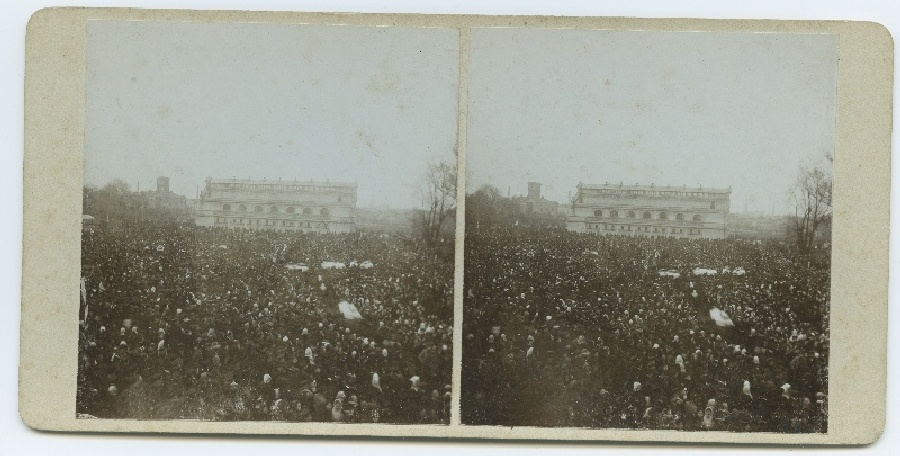 The funeral of the victims in Tallinn, 16.10.1905.