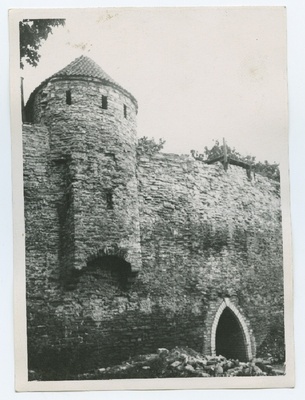 Tallinn, Talli Tower and the outer part of the city wall that is south of the city wall.  duplicate photo