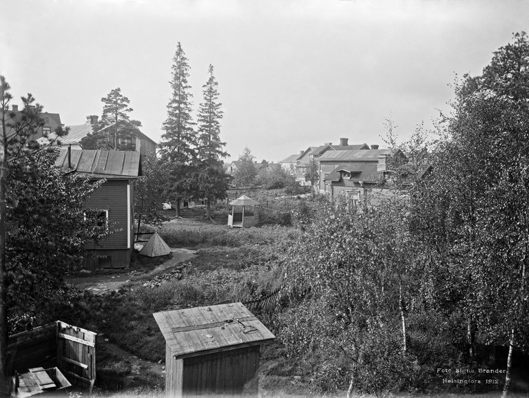 Pasilan huvila-alue.