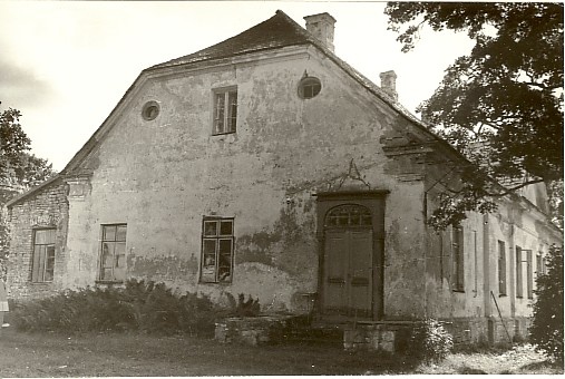 foto, Põhjaka mõisahoone 1984.a.