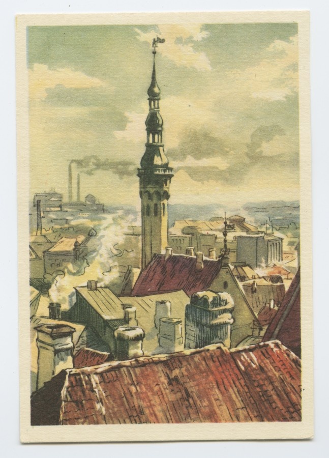 Tallinn, vaade Raekojale, autor Hugo Mitt.
