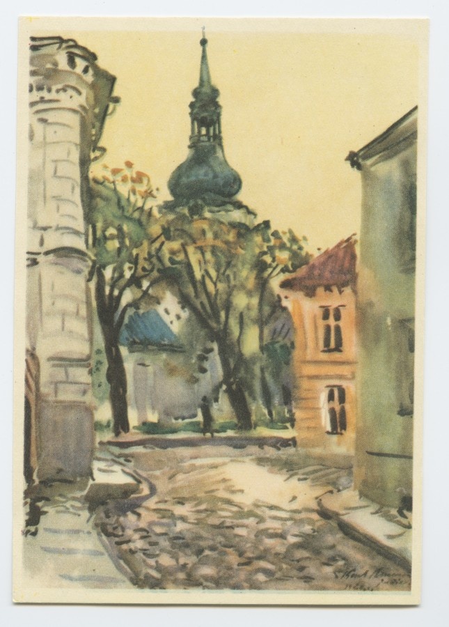 Tallinn, Toomkirik, autor Karl Burman.