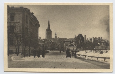 Tallinn, Suur-Karja tänav enne Krediitpanga ehitamist.  duplicate photo