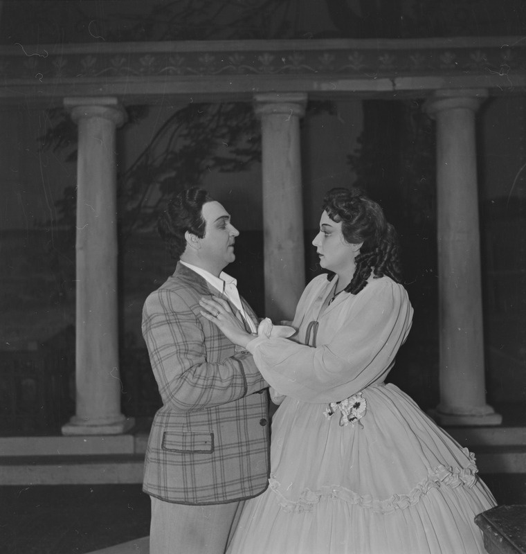Traviata, Teater Estonia, 1958, osades: Alfredo – Endel Ani, Violetta – Helju Koppa