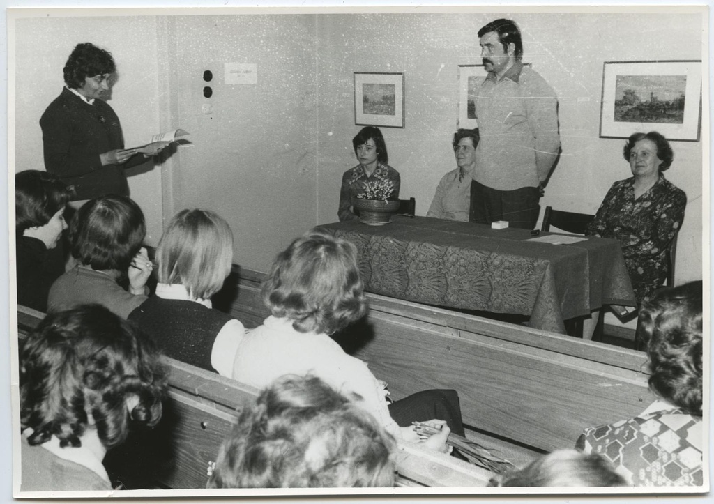 Rahvaülikooli Jõgeva filiaali lõpetamine 25. mail 1977.