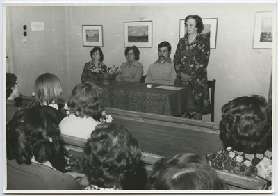 Rahvaülikooli Jõgeva filiaali lõpetamine 25. mail 1977.  similar photo